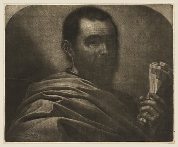 Man Holding a Scroll