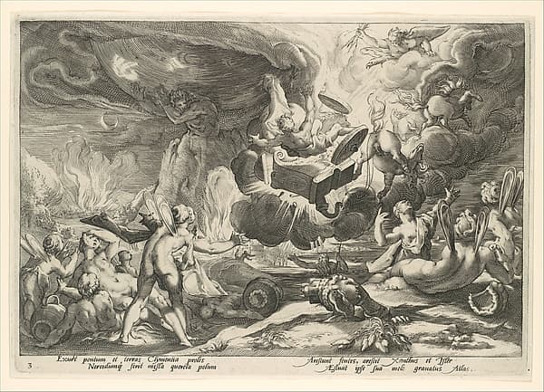The Fall of Phaeton, from Ovid's "Metamorphoses"
