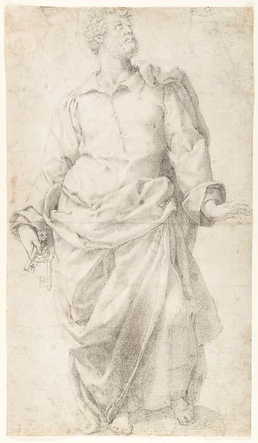 Study for the Figure of Saint Peter