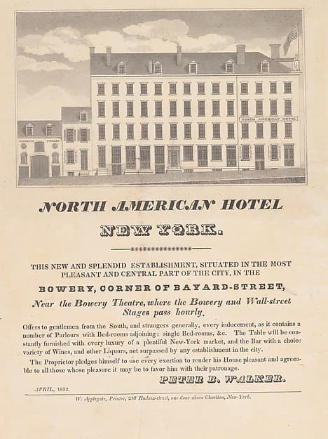 North American Hotel, New York