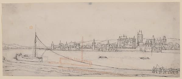 View of Lahnstein on the River Rhine