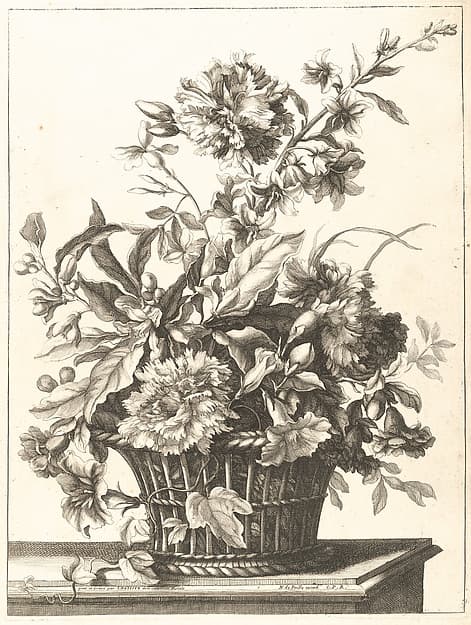 Upright Baskets of Flowers