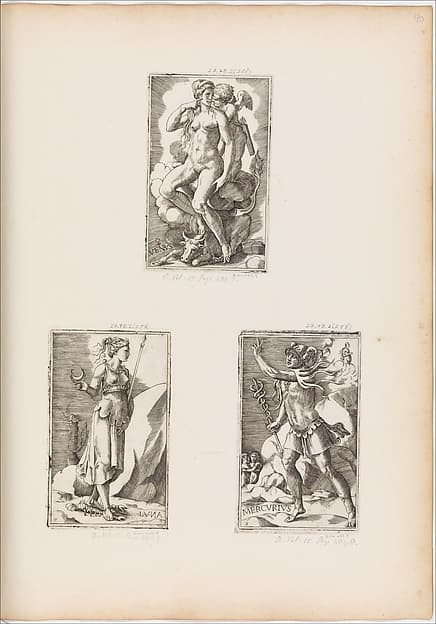 Mercurius, from Planets, plate 6