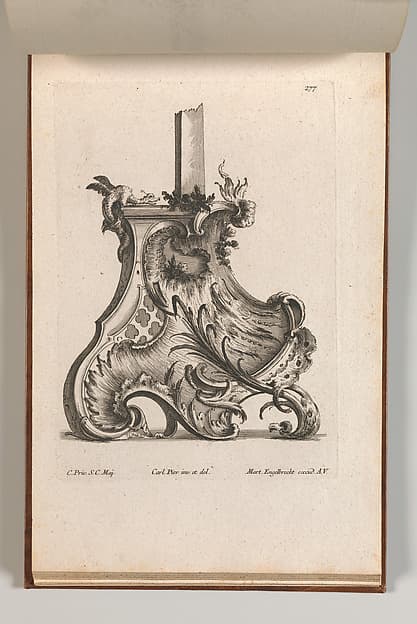 Design for the Base of a Crucifix, Plate 4 from: 'Neü inventierte Crucifix= Stöcke'