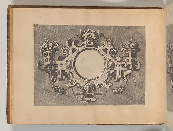 Targhe ed altri ornati di varie e capricciose invenzioni (Cartouches and other ornaments of various and capricious invention, page 17)