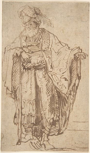 Standing Oriental Figure