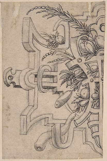 Design for a Vignette in Strap-Work