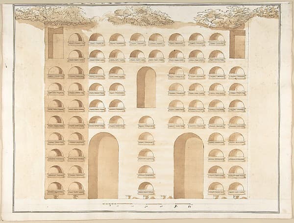 Elevation of a Columbarium