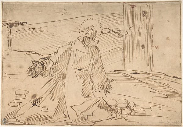 A Saint in Ecstasy (?)