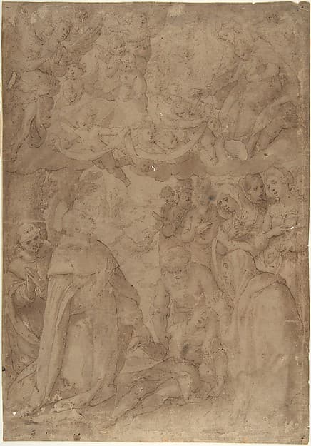 A Saint Healing a Sick Man