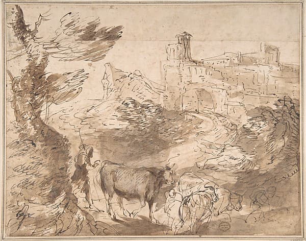 Landscape with Herdsman