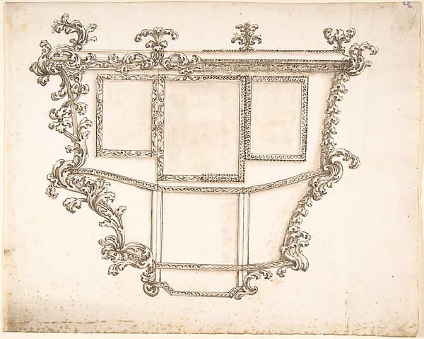 Design for a Carriage with a Variant for the Decoration