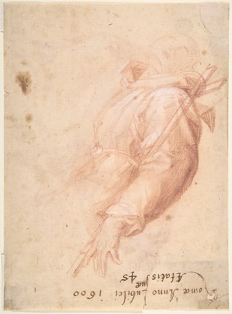 Monk with Crucifix (Recto); Monk with Book (Verso)