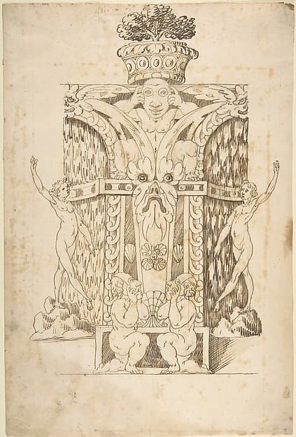 Design for a Wall Fountain