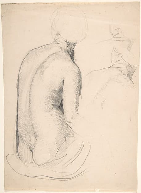 Studies of a Seated Woman from Behind