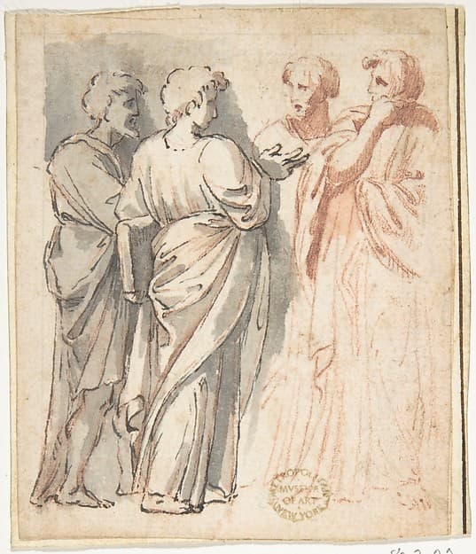 Four Men Arguing