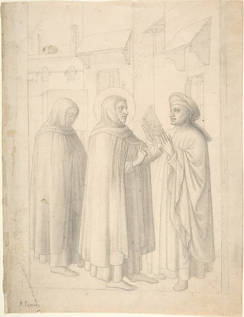 Scene with a Saint