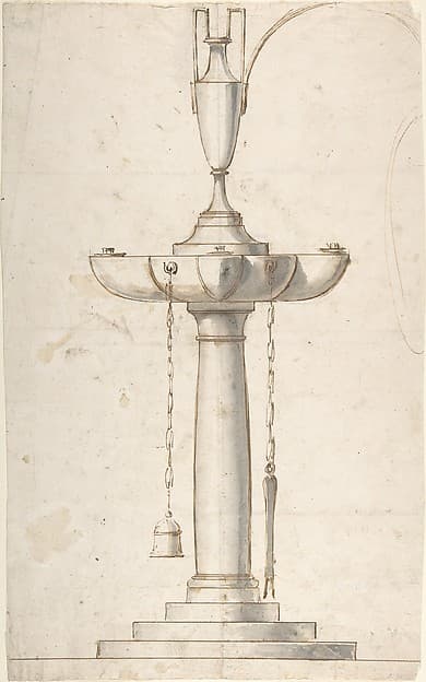 Lamp with Four Wicks
