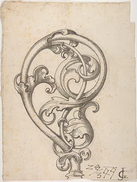 Gothic Leaf Scroll (Top of a Crozier?)