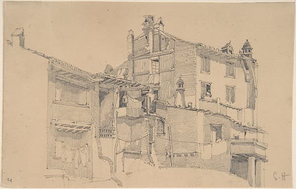 Houses on the Tiber