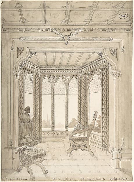 Design for a Gothic Interior
