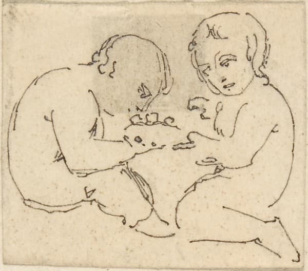 Sketch of Two Children