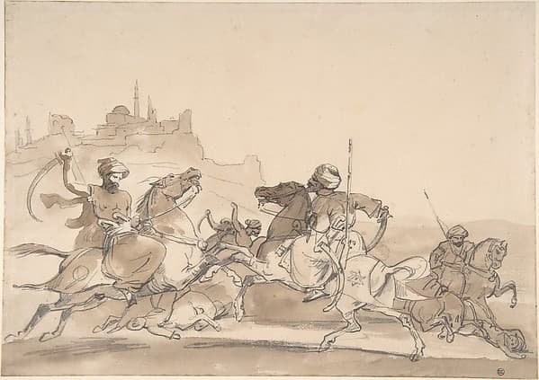 Combat of Oriental Horsemen