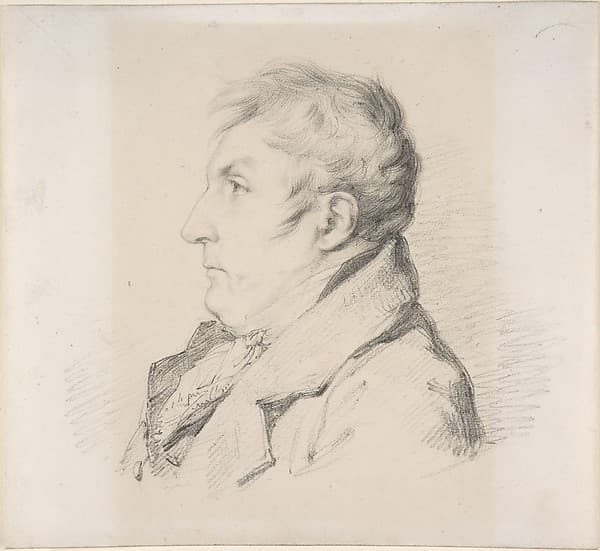 Portrait of Louis-Francois Bertin, l'ainé