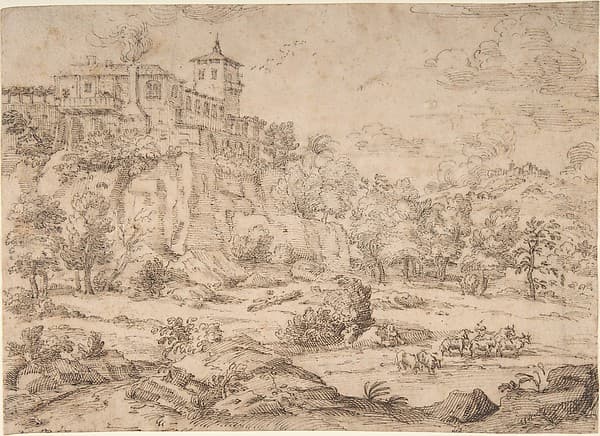 Landscape with Hilltop Villa