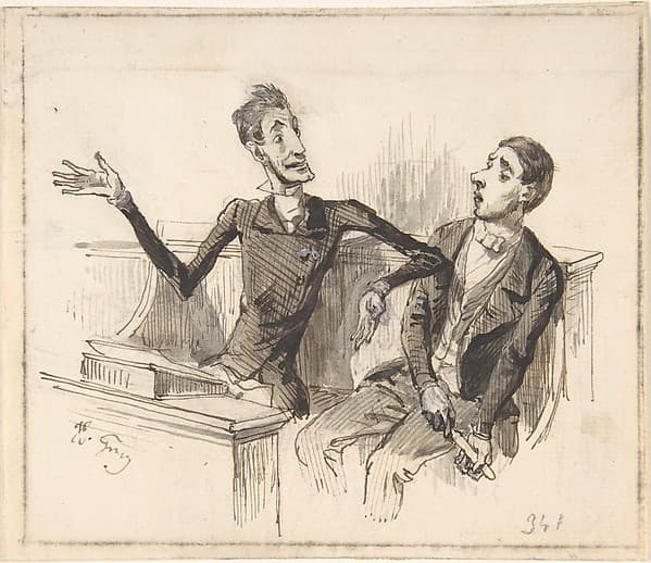 Illustration in Jérôme Paturot, by Louis Reybaud, Paris, 1846