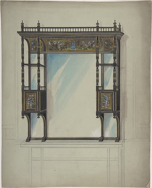 Design for a Mirror over a Mantel