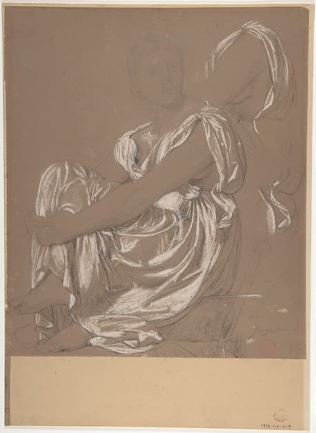 Study for the Figure of the Iliad in "The Apotheosis of Homer"
