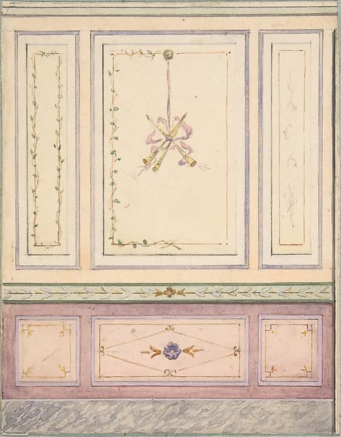 Pompeiian Design for Paneling