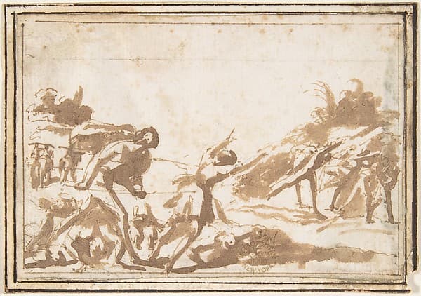 Unidentified Scene: Figures in a Landscape