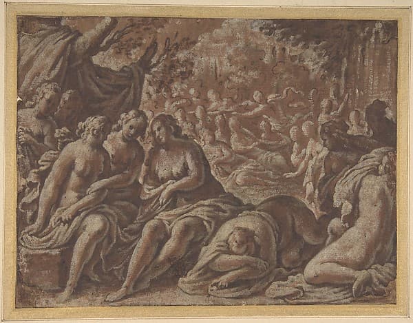 Nymphs Bathing