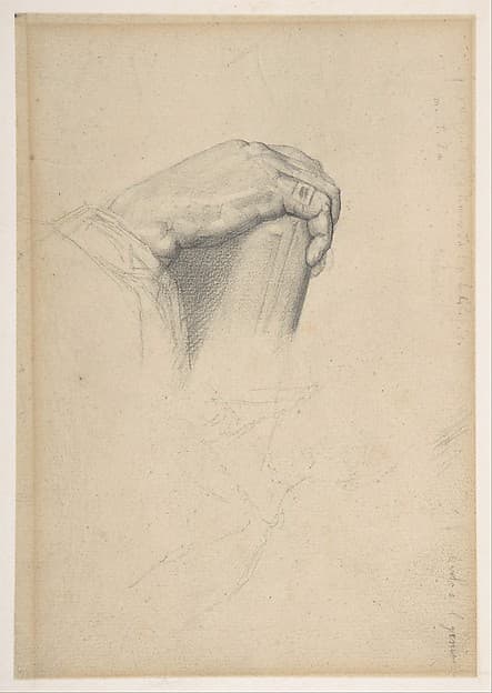 The Hand of Poussin, after Ingres