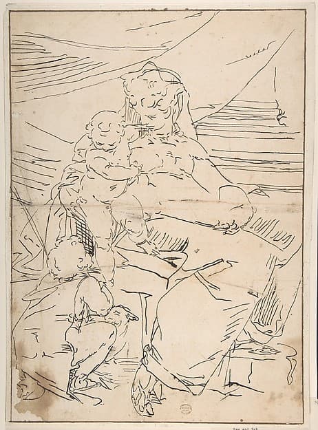 Mary, Infant Christ and Saint John