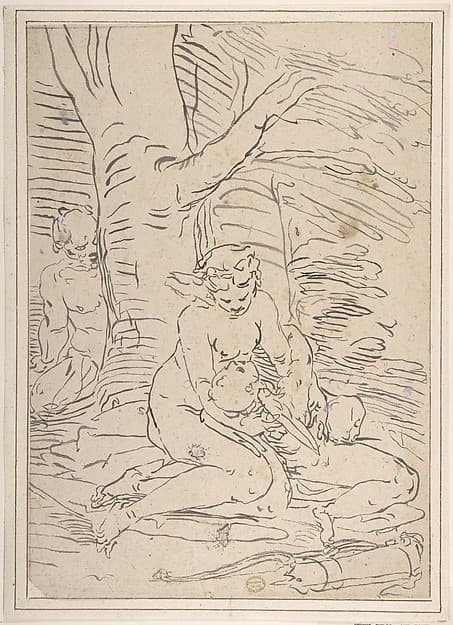 Venus, Cupid and Satyr