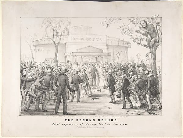 Castle Gardens, The Second Deluge, First Appearance of Jenny Lind in America