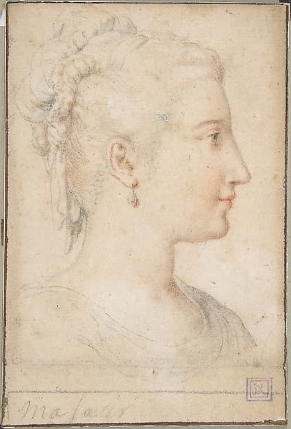 Head of a Woman in Profile