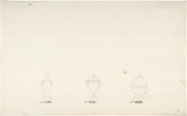 Design for Three Vases
