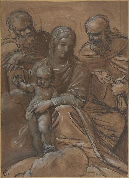 The Virgin and Child with Two Male Saints