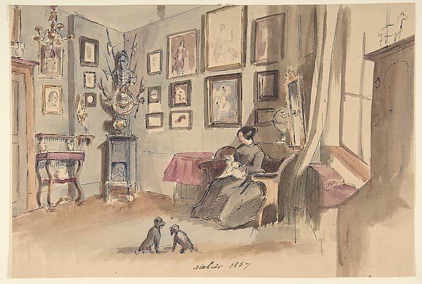 Drawing of an Interior: Atelier