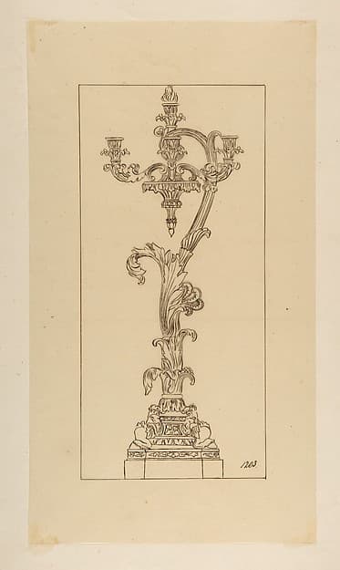 Design for a Candelabra