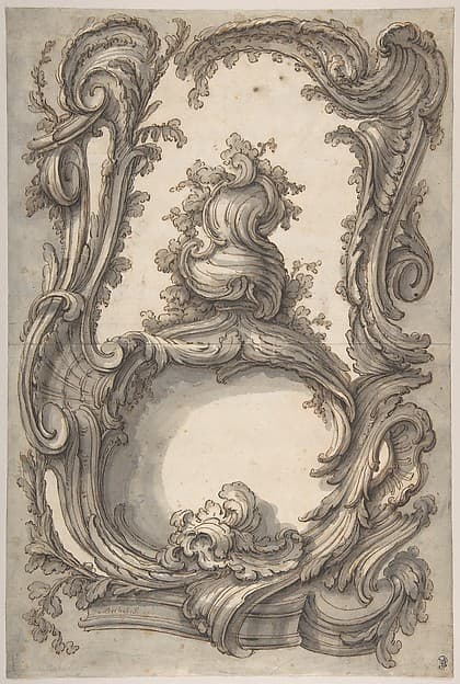 Study for a Cartouche