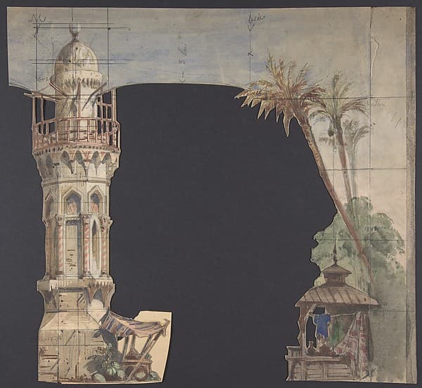 Design for a Stage Set at the Opéra, Paris