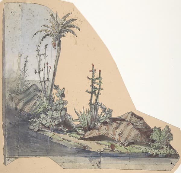 Design for a Stage Set at the Opéra, Paris