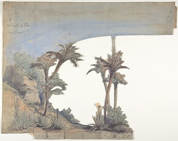 Design for a Stage Set at the Opéra, Paris