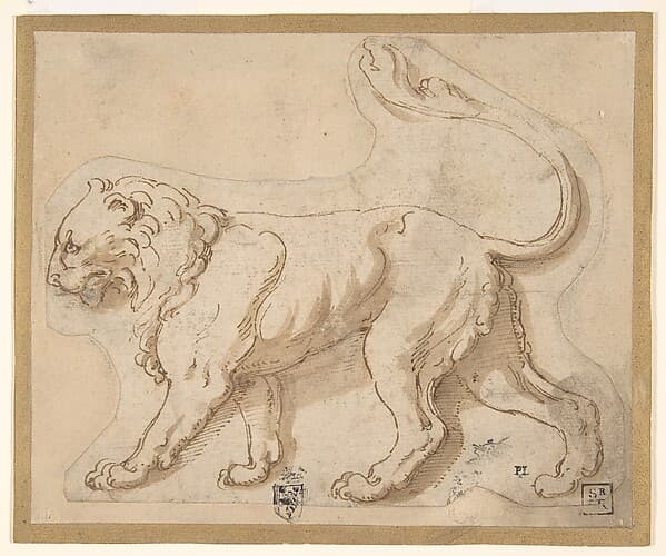A Lion in Profile Facing to the Left ("Leo")