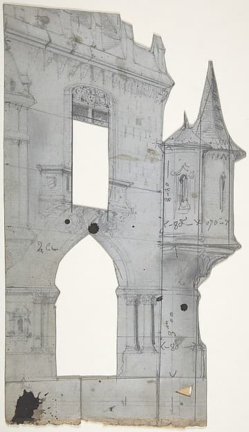 Design for a Stage Set at the Opéra, Paris